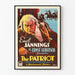 Vintage plakat The Patriot - Klassisk film vægdekoration