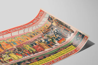 Plakat Vintage Barnum & Bailey The Peerless Prodigies - Vægdekoration Retro — visning af kunstværket