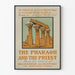 Dekorativ plakat Egyptisk Antik, Farao og Præst