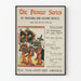 Vintage plakat The Pioneer Series til litterær vægdekoration