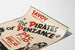 Vintage plakat af The Pirates of Penzance til vægdekoration teater