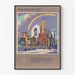 Dekorativ plakat The Proud City - Temple Church og Bibliotek efter bombardement
