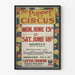 Vintage plakat The Puppet Circus - Vægdekoration Teater