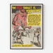 Vintage antikommunistisk plakat til vægdekoration