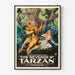 Vintage plakat The Revenge of Tarzan vægdekoration jungle