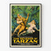Vintage plakat The Revenge of Tarzan til vægdekoration