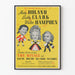 Vintage plakat teater The Rivals - Klassisk komedie
