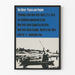 Dekorativ plakat udstilling af malerier New York 1717-1878