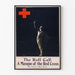 Vintage plakat The Roll Call Croix-Rouge - Kunstnerisk vægdekoration