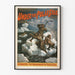 Vintage plakat 'Under the Polar Star' - Romantisk og polarforsknings eventyrforestilling