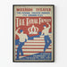 Vintage plakat Teater The Royal Family - Kunstnerisk vægdekoration
