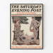Vintage plakat The Saturday Evening Post 1906 – Retro vægdekoration