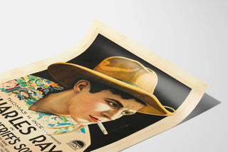 Vintage plakat The Sheriff's Son western retro indretning