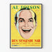 Vintage plakat til vægdekoration The Singing Fool Al Jolson