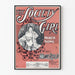 Vintage plakat The Society Girl - Retro vægdekoration