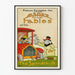 Vintage plakat Aesops Fabler Den Spildrige - Retro vægdekoration