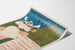Vintage plakat af The Sunday Journal, illustration i Jugendstil