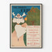 Vintage plakat af The Sunday Journal, illustration i Jugendstil