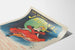 Vintage plakat The Sunday Journal - Danserinde i rød kjole