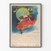 Vintage plakat The Sunday Journal - Danserinde i rød kjole