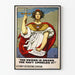 Vintage militær plakat « The Sword is Drawn » vægdekoration marine