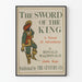 Vintage plakat The Sword of the King - retro vægdekoration