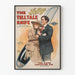 Vintage dekorativ plakat - The Tell Tale Knife Western Drama