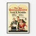 Vintage plakat De Ti Bud - Klassisk film vægdekoration