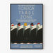 Vintage plakat af udenrigshandelsscene New York 1937