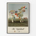 Kunstplakatet The Vegetabull - Original vægdekoration med grøntsager