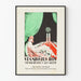 Vintage Art Déco plakat Stambouls Ros til vægdekoration