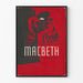 Vintage plakat Macbeth Federalteatret WPA