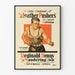 Vintage plakat af filmen The Wandering Two med muskuløs bokser