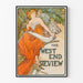 Vintage plakat The West End Review af Alfons Mucha