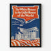 Vintage plakat The White House er Verdens Fyrtårn