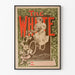 Vintage plakat The White - Retro vægdekoration Artem Legrand