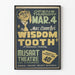 Vintage plakat Teater The Wisdom Tooth