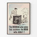 Vintage plakat 'The Woman Who Votes' til engageret vægdekoration