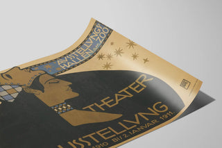 Plakat Vintage Théâtre Berlin 1910 dekorativ — visning af kunstværket