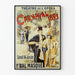 Vintage plakat Carnaval 1893 Teateret Opera Maskebal