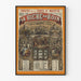 Vintage plakat af Teateret La Biche au Bois - Kunstnerisk vægdekoration