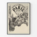 Plakat Teater Porte Saint-Martin Paris Historisk Drama