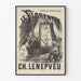 Vintage plakat for biografen Le Florentin Opéra Comique, 3 akter