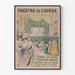 Vintage plakat af Maskebal på Operaen 1898