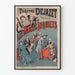 Plakat Teater Déjazet De Bekymrede Ægtemænd - Vintage Vægdekoration
