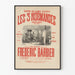 Vintage plakat af teatret Les 3 Normandes - Retro vægdekoration