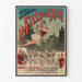 Vintage Plakat Teater Den Luftige Piges vægdekoration