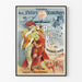 Vintage plakat af Teatret Folies Dramatiques - Hele Paris i revue
