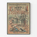 Vintage plakat for Teatret Menus-Plaisirs Revue i 4 akter