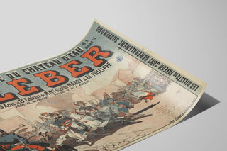 Plakat Théâtre Kléber - Vægdekoration vintage historisk — visning af kunstværket